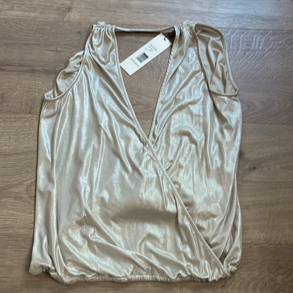 Parker brand new with tags never been worn size small silver tank top